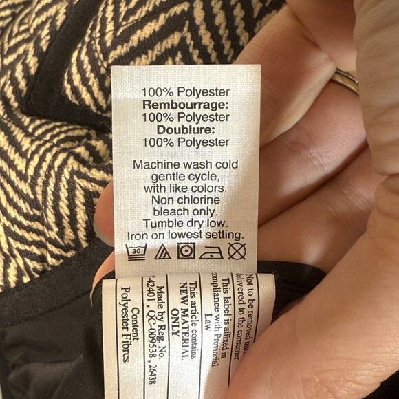 J.Crew Herringbone Quilted Puffer Vest Zip-Up Size Small - Picture 4 of 6